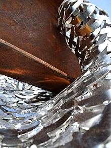 Closeup of Rosemead, CA 9/11 Memorial by Heath Satow
