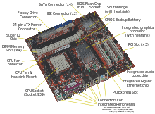 Acer E360 Socket 939 motherboard by Foxconn