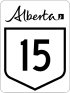 Alberta Highway 15 shield
