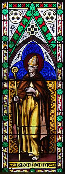 Detail St Michael's Church, Ballinasloe, Stained Glass Window