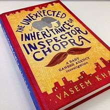 British cover of the Unexpected Inheritance of Inspector Chopra