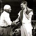 Camp Highlands Doc Monilaw (R) Shaking Hands with Angus Frew (L), mid 30s.jpg
