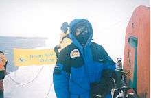 Dr. Michael Wolff, 1st Expedition to Scubadive and Skydive the Northpole, 1999.jpg.