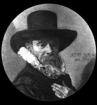 Frans Hals - Portrait of a man in a round frame AETAT SVAE 66 - AN 1628.jpg