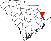 State map highlighting Marion County