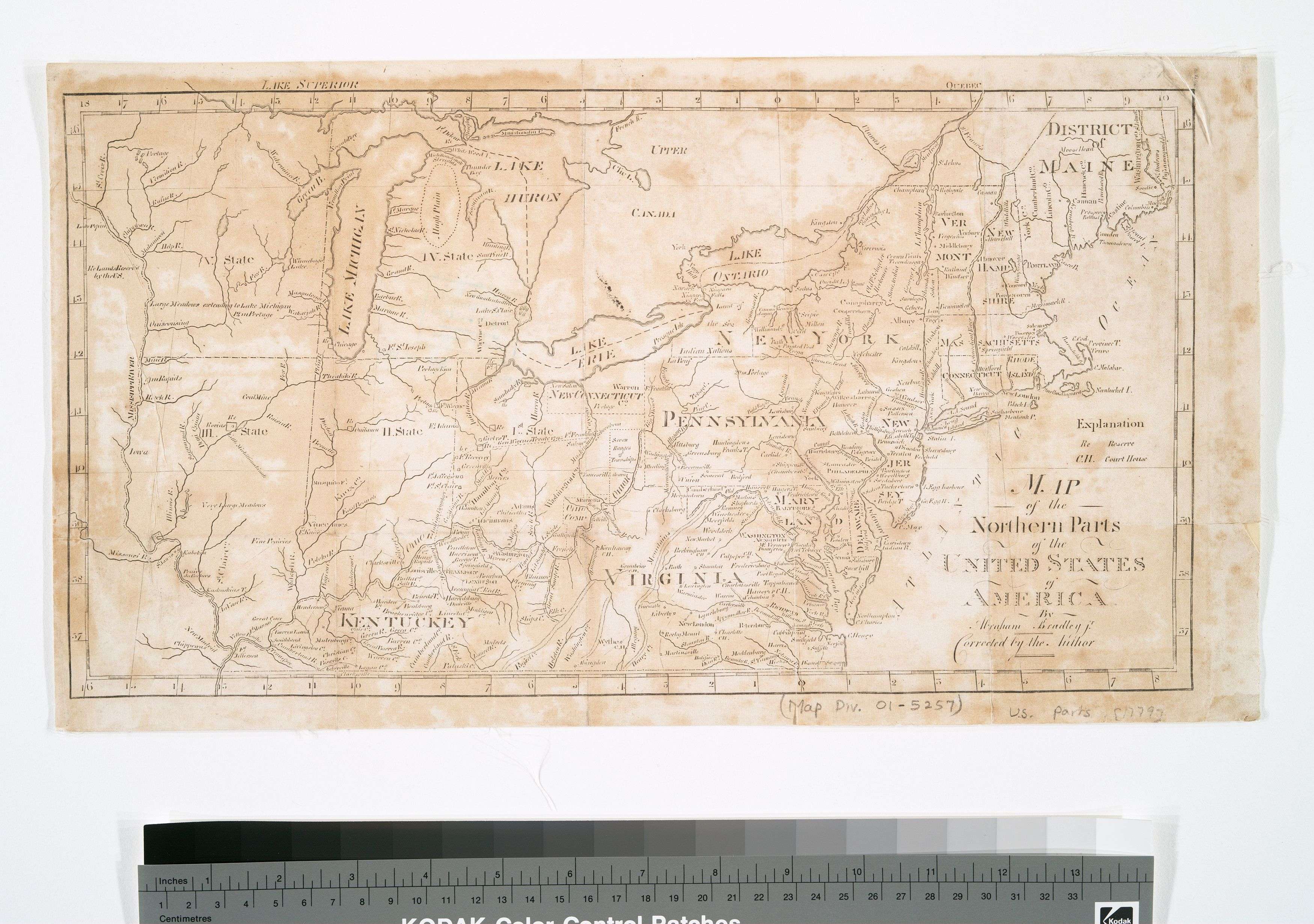 1805 map showing western "Indian Boundary" between Port William and Fort Recovery, as well as the northern "Gen Wayne Treaty 1793" boundary between Fort Recovery and the Muskingum River near Salem. Much of the land east and south of these boundaries was open to settlement after the Treaty of Greenville.
