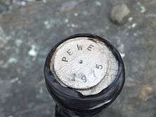 A post labeled "PEWE 1975" marks a hill just southwest of Gulkana Glacier.