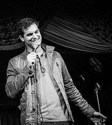 American comedian Michael Kosta at Super Serious Show (http://www.superseriousshow.com/) Produced by CleftClips Photography by Mandee Johnson / MandeeJohnson.com The Virgil – Los Angeles, CA January 20, 2016