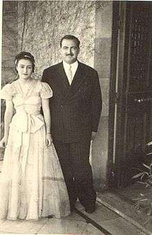 Prince Prince Mahmud Namık with his fiancée Shehrazade Ratib