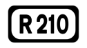 R210 road shield}}