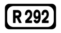R292 road shield}}