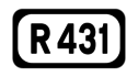 R431 road shield}}