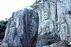 Rock-carved Buddhas at Chilbulam hermitage, Namsan Mountain in Gyeongju, Korea 03.JPG