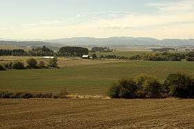 Prairie land in the Willamette Valley, now plowed over for agricultural use